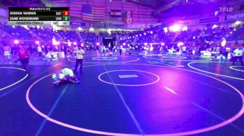 138 lbs Quarterfinal - Joshua Vashus, Bartlesville WC vs Zane Woodward, Corner Stone Wrestling