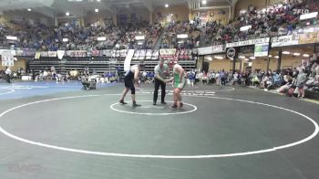 285 lbs Quarterfinal - Cooper Smith, Cherryvale HS vs Kharson Montgomery, Smith Center HS