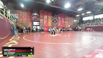 113 lbs Champ. Round 1 - Jack Cavallo, New Albany vs Max Stevens, Gibson Southern