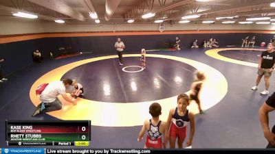 39-41 lbs Round 2 - Kase King, Box Elder Wrestling vs Rhett Stubbs, Aviator Wrestling Club