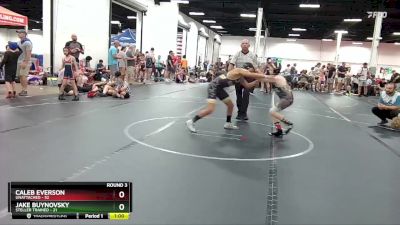 110-115 lbs Round 3 - Jake Buynovsky, Steller Trained vs Caleb Everson, Unattached