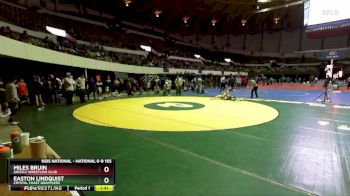 National 6-8 165 Round 4 - Miles Bruin, Grizzly Wrestling Club vs Easton Lindquist, Crystal Coast Grapplers
