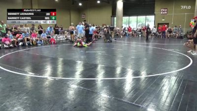 116 lbs Round 1 (6 Team) - Bennett Leonards, Louisiana Mudbugs vs Barrett Casteel, Rabbit WC