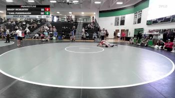138 lbs Semifinal - Brady McMurtry, BullTrained vs Cael Puderbaugh, Bobcat Wrestling Club