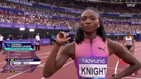 Women's 400m Hurdles At London Diamond League 2025