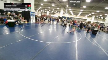 50 lbs Champ. Round 4 - Maggie Colvin, Utah vs Benzlee Greenhalgh, Utah