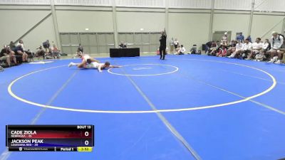 190 lbs Quarters & 1st Wb (16 Team) - Cade Ziola, Nebraska vs Jackson Peak, Louisiana Red