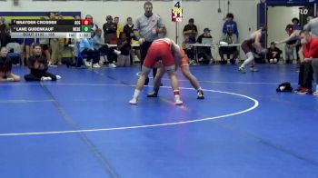 165 lbs Quarterfinal - Brayden Crosser, Dallas Center-Grimes vs Lane Gudenkauf, West Delaware, Manchester
