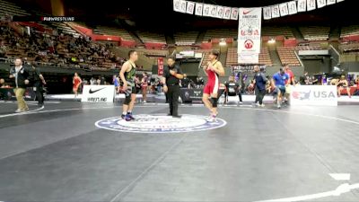 All Cadet Boys Freestyle Upper - 150 lbs Cons. Round 3 - Samuel Cabrera, Vista High School Wrestling vs Nathaniel Wisniewski