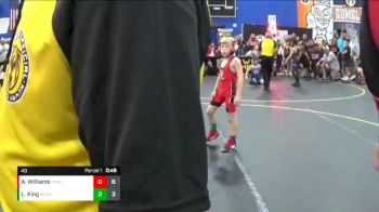 49 lbs Round 2 (6 Team) - Alaina Williams, The Funky Singlets vs Liam King, Missouri Gold