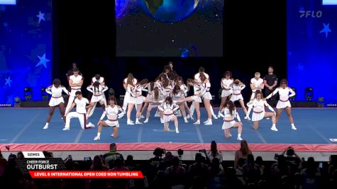 Cheer Force - Outburst [2025 L6 International Open Coed Non Tumbling Semis] 2025 The Cheerleading Worlds