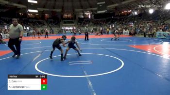 Quarterfinal - Evan Dale, Perry Youth Wrestling vs Kolter Eilenberger, Salina Wrestling Club (SWC)