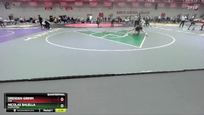 149 lbs Quarterfinal - Nicolas Balella, Castleton vs Dresden Grimm, Coe