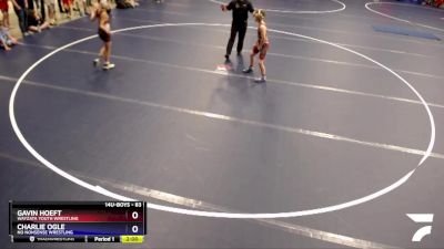 83 lbs Quarterfinal - Gavin Hoeft, Wayzata Youth Wrestling vs Charlie Ogle, No Nonsense Wrestling