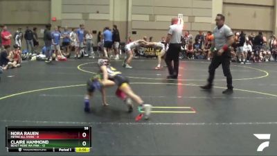 58 lbs Placement - Claire Hammond, Beast Mode WA Pink vs Nora Rauen, Metro All Stars