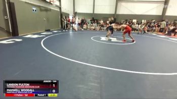 144 lbs Champ. Round 2 - Landon Fulton, Thunder Mountain Wrestling Club vs Maxwell Woodall, Marysville Wrestling Club