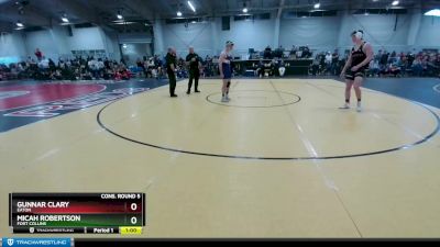 175 lbs Cons. Round 5 - Micah Robertson, Fort Collins vs Gunnar Clary, Eaton