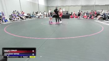 235 lbs Semis & 3rd Wb (16 Team) - Hailey Conley, Kansas vs Savannah Sistad, Iowa