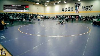 110 lbs Cons. Round 2 - Jameiah Williams, Hazelwood East vs Heidi Brumgard, Lindbergh