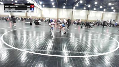 105 lbs Final - Kiera Partello, Daughters Of Zion vs Rosie Kleine, M80 Wrestling Club