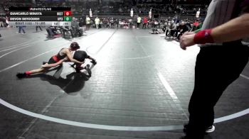 70 lbs Consi Of 16 #1 - Giancarlo Minaya, West Essex vs Devon Setoodeh, Apex