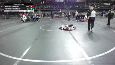 50 lbs Semifinal - Michael Pannorfi, Toms River vs Francis Schemeley, All I See Is Gold Academy