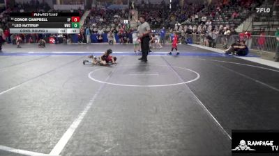 49 lbs Cons. Round 2 - Conor Campbell, SC Punisher vs Leo Hattrup, WWC