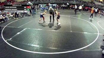 65 lbs Champ. Round 2 - Maddux Brabec, Cavalry Wrestling Club vs Louis Wickham, Norris Wrestling Club