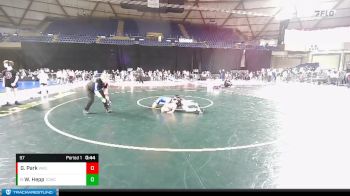 97 lbs Cons. Round 2 - Wesley Hepp, Twin City Wrestling Club vs Gil Park, Washington