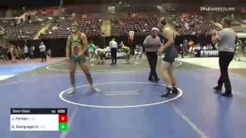 195 lbs Semifinal - Jack Forbes, AFWC vs Donivan Giangregorio, Calaveras