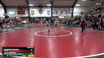 Cons. Semi - McKenzie Brueck, WBNDD vs Olive Norton, Mount Pleasant Youth Wrestling