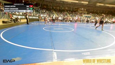 76 lbs Round Of 32 - Logan Linton, Force Elite vs Rhett Crowther, WTC