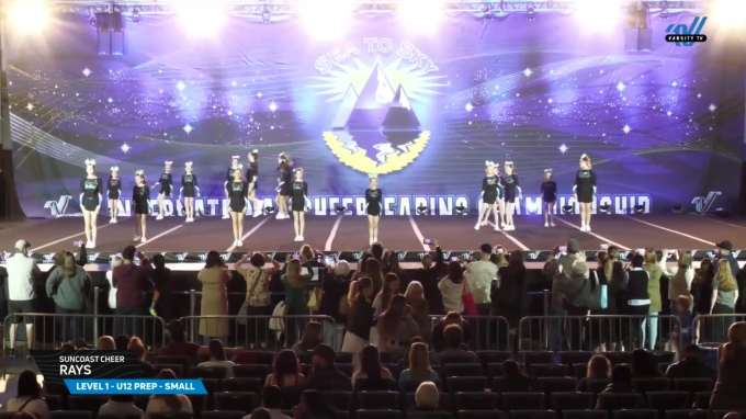 SunCoast Cheer - Rays [2025 L1 - U12 Prep - Small Day 1] 2025 Sea to ...