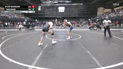 157 lbs Champ. Round 1 - Dylan Washburn, Baker (Kan.) vs Jake Moon, Oklahoma City