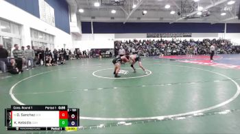 126 lbs Cons. Round 1 - Dominic Sanchez, Servite vs Kyros Kelaidis, Corona Del Mar