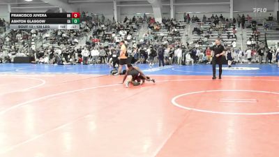 126 lbs Consi Of 8 #2 - Francisco Juvera, NH vs Ashton Glasgow, GA