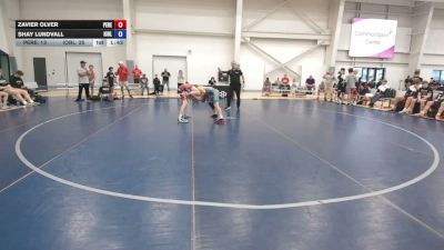 100 lbs Zavier Olver, Pennsylvania Red vs Shay Lundvall, Iowa Blue