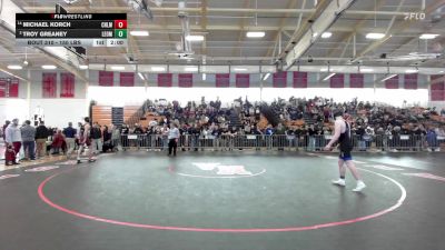 150 lbs Semifinal - Michael Korch, Chelmsford vs Troy Greaney, Leominster