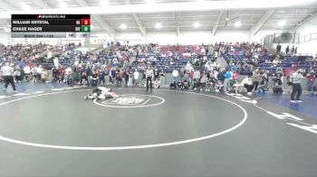 120 lbs Cons. Round 1 - Chase Hager, Riverton vs William Krystal, Bishop Kelly