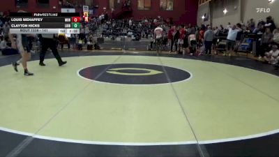 141 lbs Cons. Round 2 - Clayton Hicks, Life University vs Louis MeHaffey, Montreat College