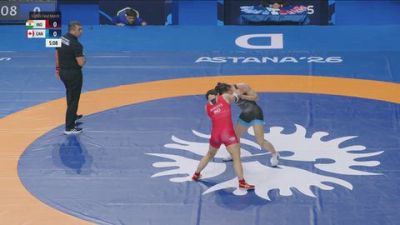 59 kg 1/8 Final - Manisha Manisha, India vs Laurence Beauregard, Canada