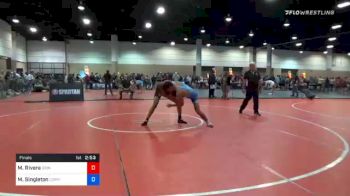 170 lbs Final - Markell Rivera, Grindhouse Wrestling Club vs Matthew Singleton, Compound Wrestling