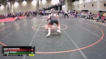 190 lbs Cons. Round 3 - Evan Rutherford, Nixa vs Caleb Ransom, Red Oak