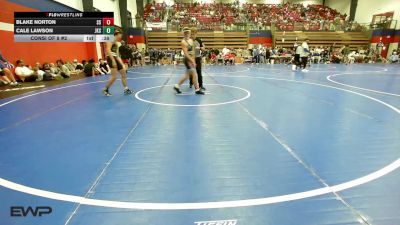 120 lbs Consi Of 8 #2 - Blake Norton, Sand Springs HS vs Cale Lawson, Jenks