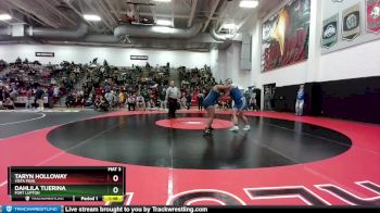 190 lbs Quarterfinal - Dahlila Tijerina, Fort Lupton vs Taryn Holloway, Vista Peak