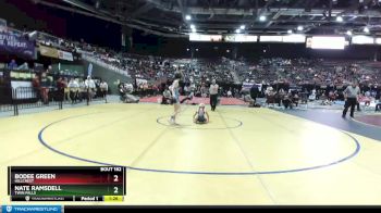 4A 98 lbs Quarterfinal - Nate Ramsdell, Twin Falls vs Bodee Green, Hillcrest