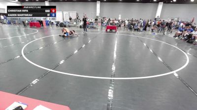 150 lbs Christian Ripa, California Gold vs Kaden Martineau, Team Utah