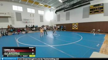 105 lbs Round 1 - Tommy Sitz, Cody Middle School vs Lilly Quintanilla, Thermopolis Middle School