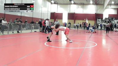 157 lbs Consi Of 8 #2 - Owen Polofsky, Cranston West vs Jacob Critchfield, Doughboy Wrestling Club