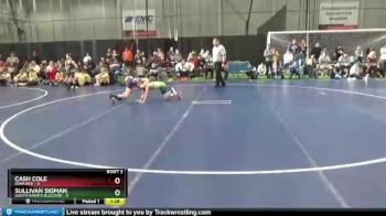 75 lbs Round 1 (6 Team) - Sullivan Sigman, South Dakota Blizzard vs Cash Cole, Iowa Red